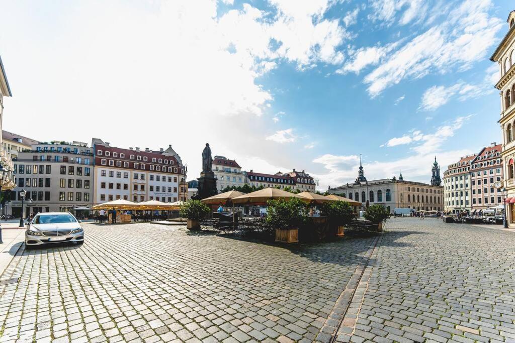 Tip! Erstklassiges 120 Qm Apartment Am Neumarkt Dresden Buitenkant foto